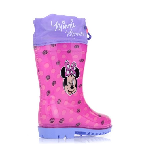 P6898F Girl's Rainboots DISNEY MINNIE MOUSE Fuchsia P6898F Girl's Rainboots DISNEY MINNIE MOUSE Fuchsia