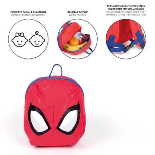 P6904R Αγορίστικη Τσάντα Πλάτης DISNEY SPIDERMAN Κόκκινο
