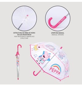 P6909P Κοριτσίστικη Ομπρέλα DISNEY PEPPA Ροζ P6909P Κοριτσίστικη Ομπρέλα DISNEY PEPPA Ροζ
