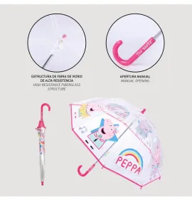 P6909P Κοριτσίστικη Ομπρέλα DISNEY PEPPA Ροζ P6909P Κοριτσίστικη Ομπρέλα DISNEY PEPPA Ροζ