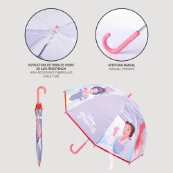 P6910L Girl's Umbrella DISNEY PRINCESS Lilac