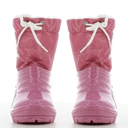 P6913P Girl's  Rainboots With Fur APRÈS FROZEN Pink