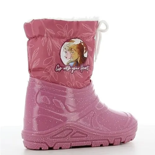 P6913P Girl's  Rainboots With Fur APRÈS FROZEN Pink
