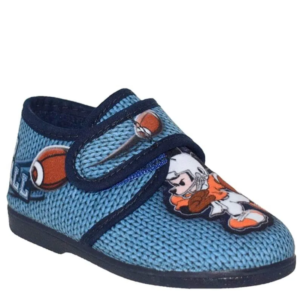 P6925BL Boy's Slippers ZAK Blue P6925BL Boy's Slippers ZAK Blue
