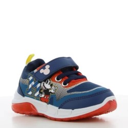 P6943BL Αγορίστικο Sneakers Με Φωτάκια MICKEY MOUSE Μπλε