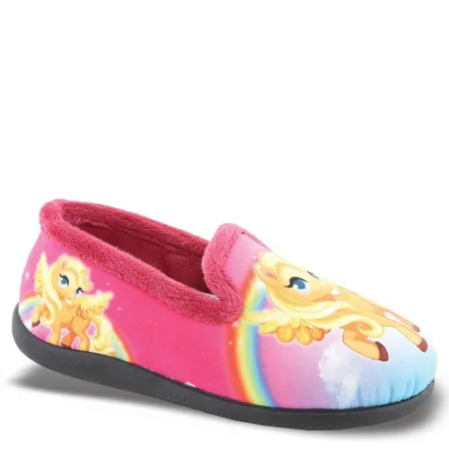 P6949F Girl's Slippers UNICORN SMART KIDS Fuchsia