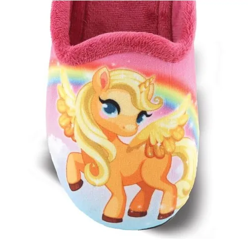 P6949F Girl's Slippers UNICORN SMART KIDS Fuchsia