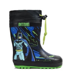 P6952B  Αγορίστικο Γαλοτσάκι Με Γούνα  BATMAN Μαύρο P6952B  Αγορίστικο Γαλοτσάκι Με Γούνα  BATMAN Μαύρο