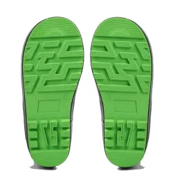 P6952B  Αγορίστικο Γαλοτσάκι Με Γούνα  BATMAN Μαύρο