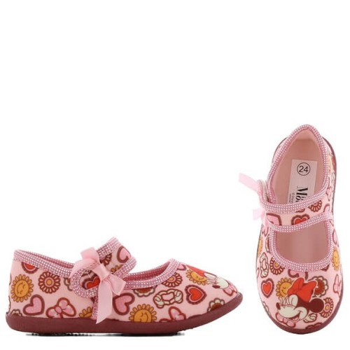 P6953P Girl's Slippers DISNEY MINNIE  Pink P6953P Girl's Slippers DISNEY MINNIE  Pink