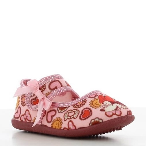 P6953P Girl's Slippers DISNEY MINNIE  Pink P6953P Girl's Slippers DISNEY MINNIE  Pink