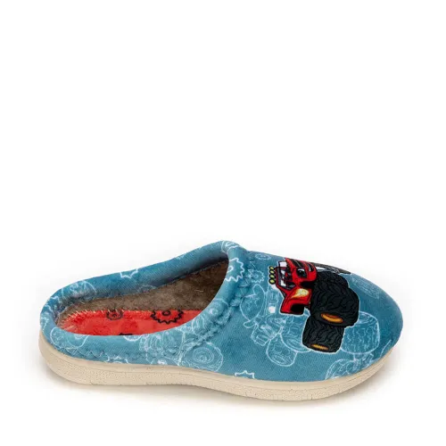 P6966LB Αγορίστικο Παντοφλάκι Vesna Σιέλ