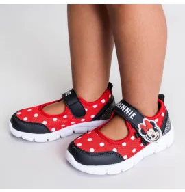 P6969R Κοριτσίστικο Sneakers DISNEY MINNIE Κόκκινο