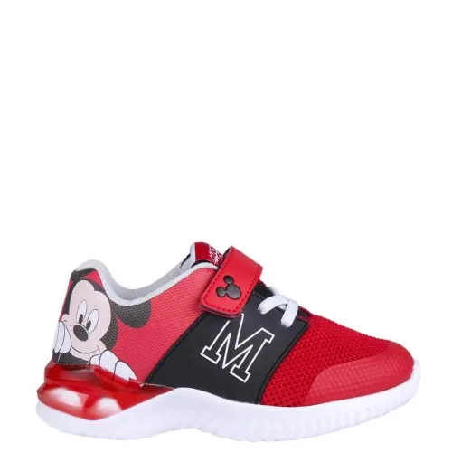 P6973R Αγορίστικο Sneakers DISNEY MICKEY MOUSE Κόκκινο