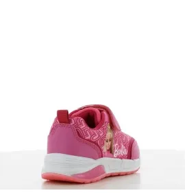 P6987P Κοριτσίστικο Sneakers Με Φωτάκια DISNEY Barbie Ροζ