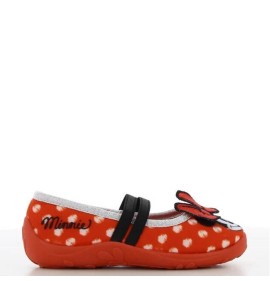P6989R Κοριτσίστικο Παντοφλάκι DISNEY MINNIE Κόκκινο P6989R Κοριτσίστικο Παντοφλάκι DISNEY MINNIE Κόκκινο