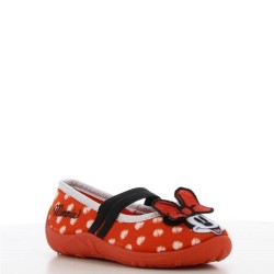 P6989R Κοριτσίστικο Παντοφλάκι DISNEY MINNIE Κόκκινο