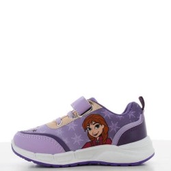 P6993L Κοριτσίστικο Sneakers με Φωτάκια DISNEY FROZEN Λιλά