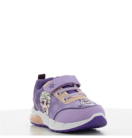 P6993L Girl's Sneakers With Lights DISNEY FROZEN Lilac  P6993L Girl's Sneakers With Lights DISNEY FROZEN Lilac