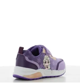 P6993L Κοριτσίστικο Sneakers με Φωτάκια DISNEY FROZEN Λιλά