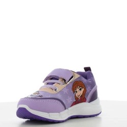 P6993L Κοριτσίστικο Sneakers με Φωτάκια DISNEY FROZEN Λιλά