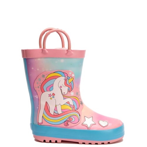 P7001P Girl's Rainboots SMART KIDS Pink P7001P Girl's Rainboots SMART KIDS Pink