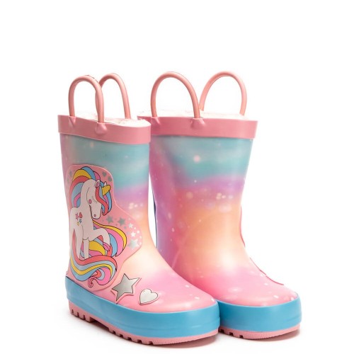 P7001P Girl's Rainboots SMART KIDS Pink P7001P Girl's Rainboots SMART KIDS Pink