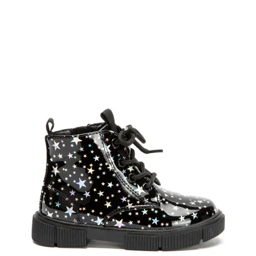 P7006B Girl's Boots SMART KIDS Black