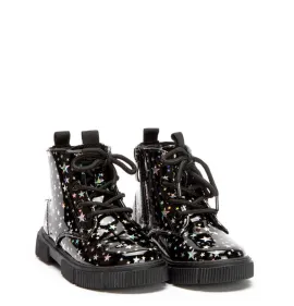 P7006B Κοριτσίστικο Μποτάκι SMART KIDS Μαύρο