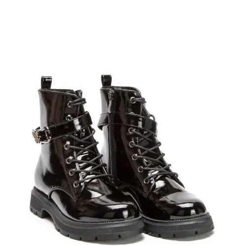 P7007B Girl's Boots SMART KIDS Black