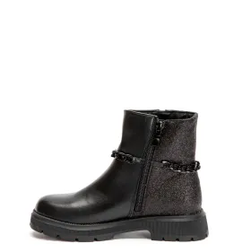 P7008B Κοριτσίστικο Μποτάκι SMART KIDS Μαύρο