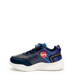 P7012BL Αγορίστικο Sneakers Με Φωτάκια SMART KIDS Μπλε