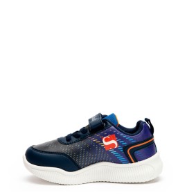 P7012BL Boy's Sneakers  With Lights SMART KIDS Blue P7012BL Boy's Sneakers  With Lights SMART KIDS Blue