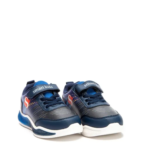 P7012BL Boy's Sneakers  With Lights SMART KIDS Blue