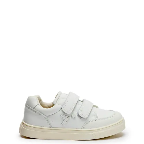 P7018W Kid's Sneakers CRECENDO White