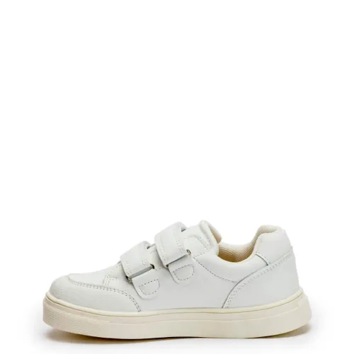 P7018W Kid's Sneakers CRECENDO White