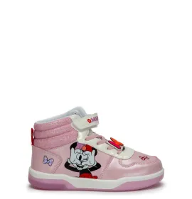 P7022P Κοριτσίστικο Sneakers Με Φωτάκια DISNEY MINNIE Ροζ