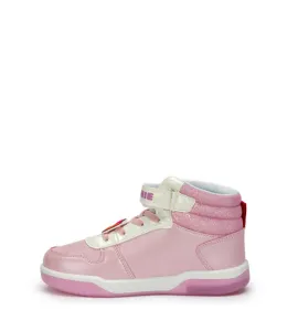 P7022P Κοριτσίστικο Sneakers Με Φωτάκια DISNEY MINNIE Ροζ