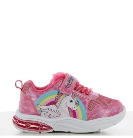 P7034F Κοριτσίστικο Sneakers LEOMIL UNICORN Με Φωτάκια Φουξ P7034F Κοριτσίστικο Sneakers LEOMIL UNICORN Με Φωτάκια Φουξ