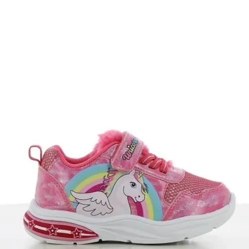 P7034F Girl's Sneakers LEOMIL UNICORN With Lights Fuchsia P7034F Girl's Sneakers LEOMIL UNICORN With Lights Fuchsia