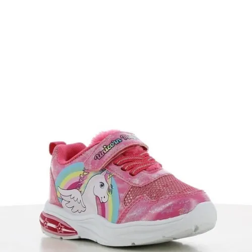P7034F Girl's Sneakers LEOMIL UNICORN With Lights Fuchsia P7034F Girl's Sneakers LEOMIL UNICORN With Lights Fuchsia