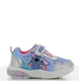 P7035L Κοριτσίστικο Sneakers LEOMIL LILO &amp; STITCH Με Φωτάκια Λιλά