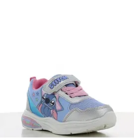 P7035L Κοριτσίστικο Sneakers LEOMIL LILO &amp; STITCH Με Φωτάκια Λιλά