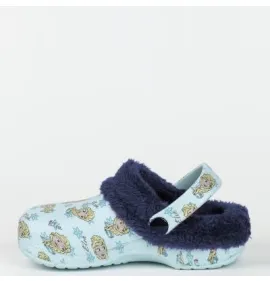 P7039S Κοριτσίστικο Σαμπό-Παντοφλάκι DISNEY FROZEN Σιέλ