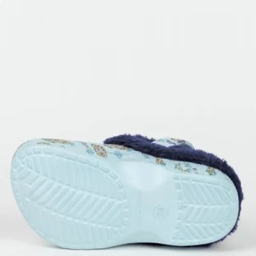 P7039S Κοριτσίστικο Σαμπό-Παντοφλάκι DISNEY FROZEN Σιέλ