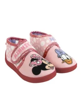 P7043P Κοριτσίστικο Παντοφλάκι DISNEY MINNIE και DAIZY Ροζ