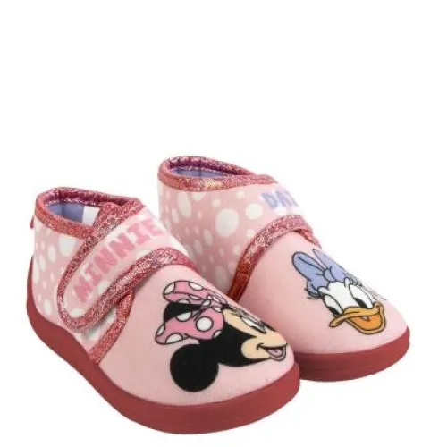 P7043P Κοριτσίστικο Παντοφλάκι DISNEY MINNIE και DAIZY Ροζ P7043P Κοριτσίστικο Παντοφλάκι DISNEY MINNIE και DAIZY Ροζ