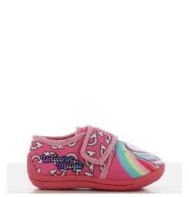 P7050P Κοριτσίστικο Παντοφλάκι DISNEY UNICORN Ροζ