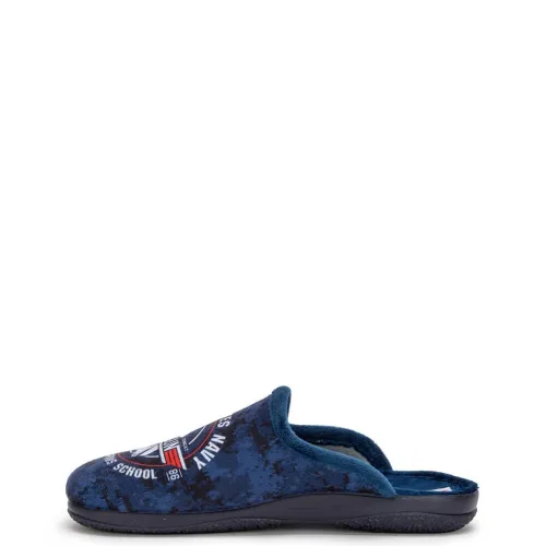 P7051BL Boy's Slippers ADAM'S SHOES Blue