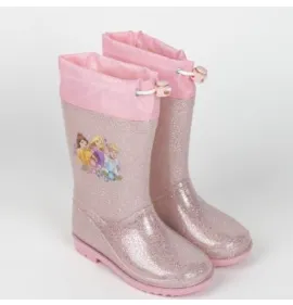 P7052P Κοριτσίστικο  Γαλοτσάκι DISNEY PRINCESS Ροζ